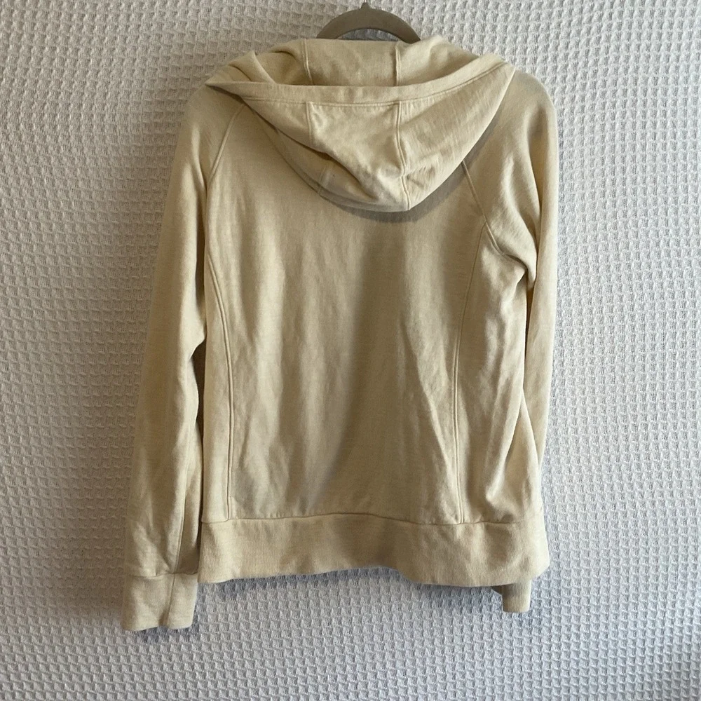 Kuhl Hoodie‎ Womens M Pale Yellow Lola Full Zip Lightweight Hooded Sweatshirt